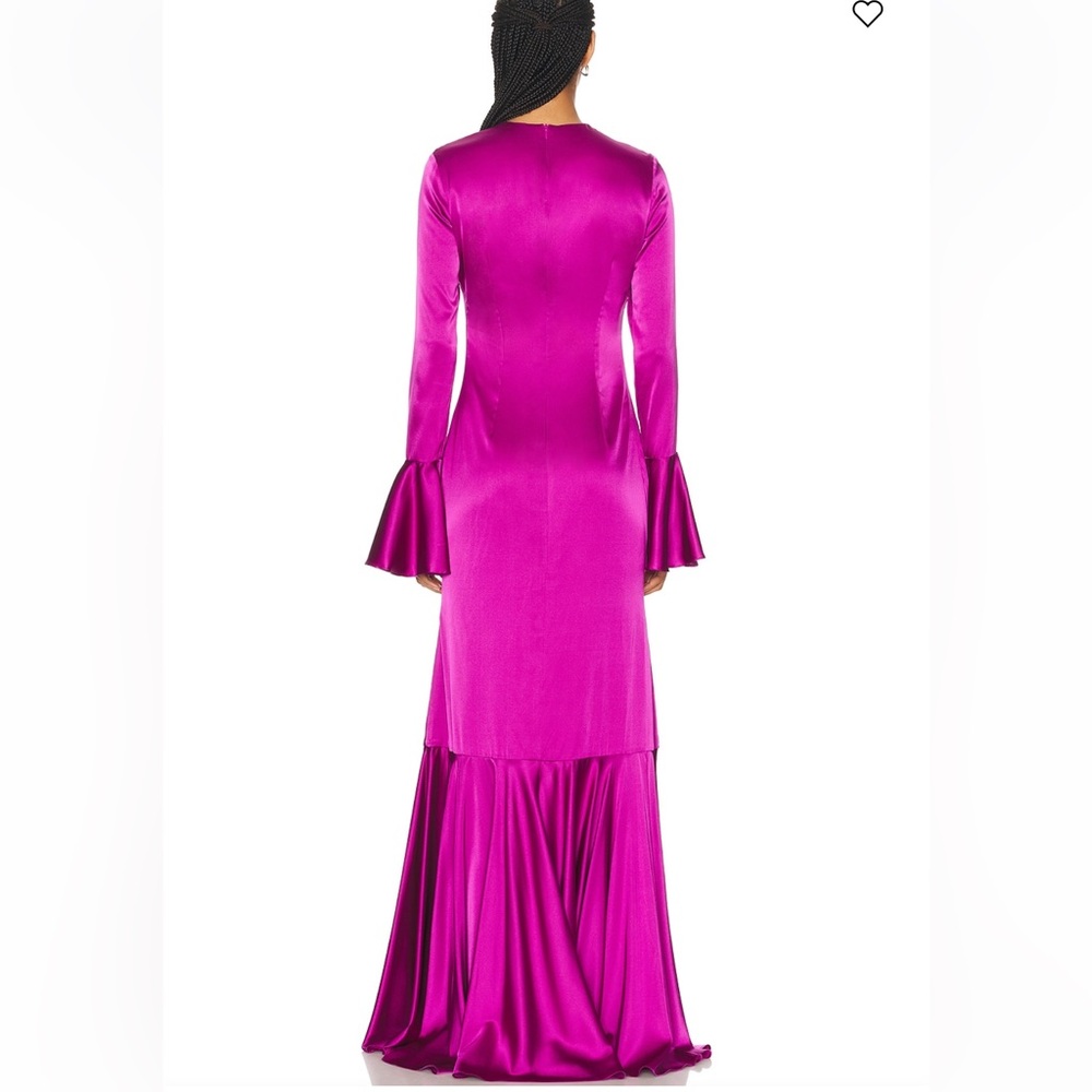 CAROLINE CONSTAS Silk Blend Allonia Gown - Picture 3 of 14